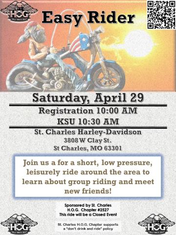 Easy Rider Ride | St. Charles Missouri Chapter #2527 | St. Charles ...
